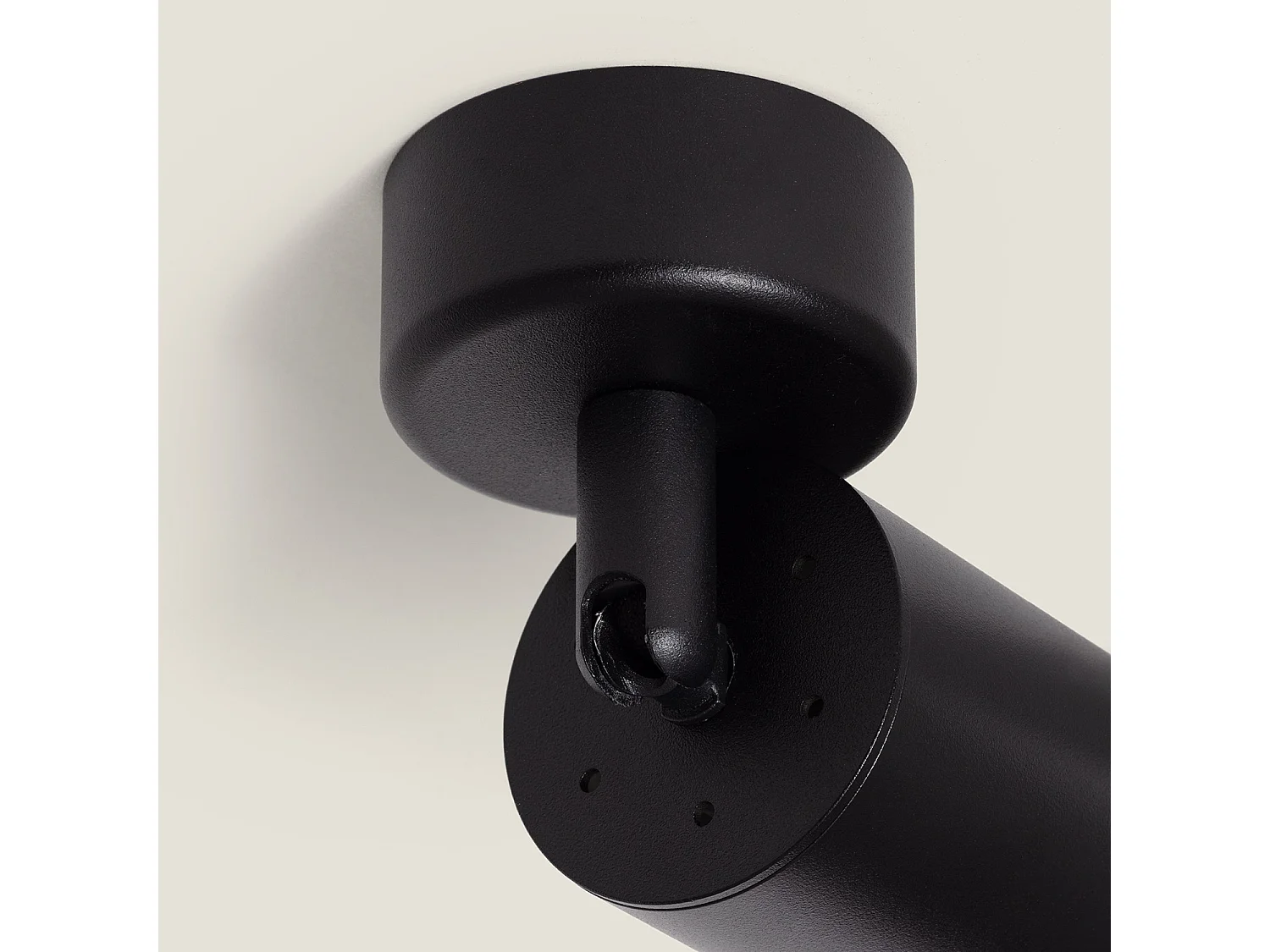 Spot à Douille en Saillie Ágata Multiangle 10-50º Aluminium pour Ampoule GU10  Noir