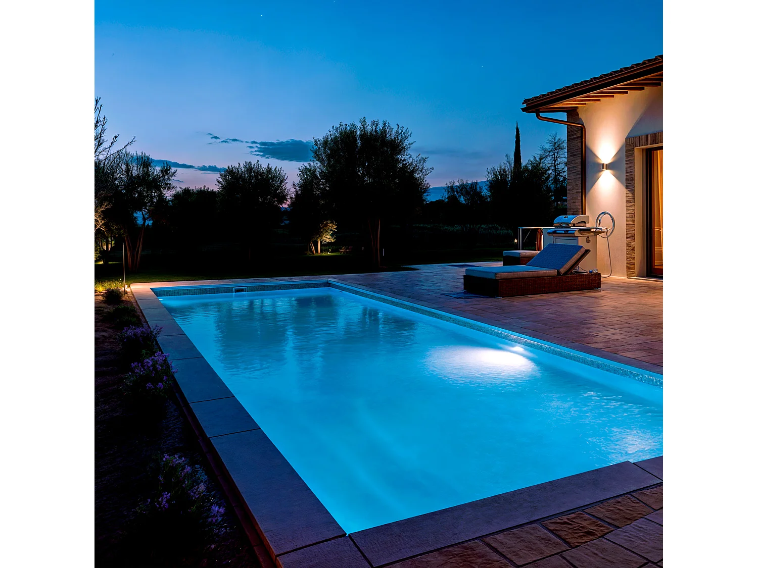 Spot LED Piscine en Saillie RGB Submersible 12V AC IP68 35W  RGB