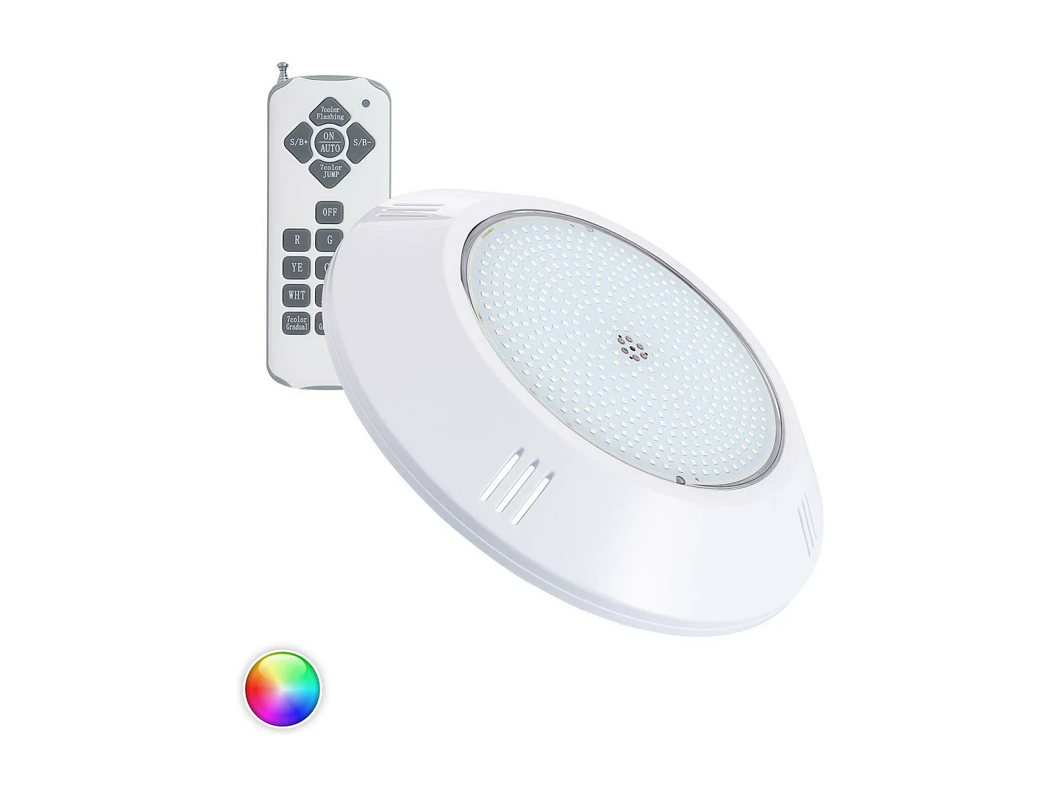 Spot LED Piscine en Saillie RGB Submersible 12V AC IP68 35W  RGB