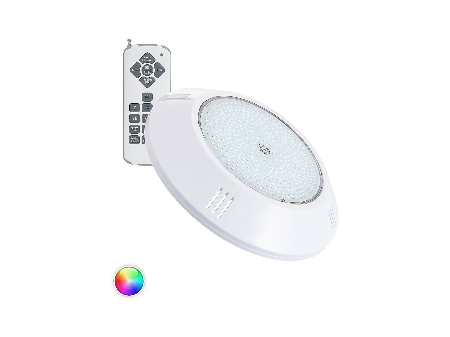 Spot LED Piscine en Saillie RGB Submersible 12V AC IP68 35W  RGB