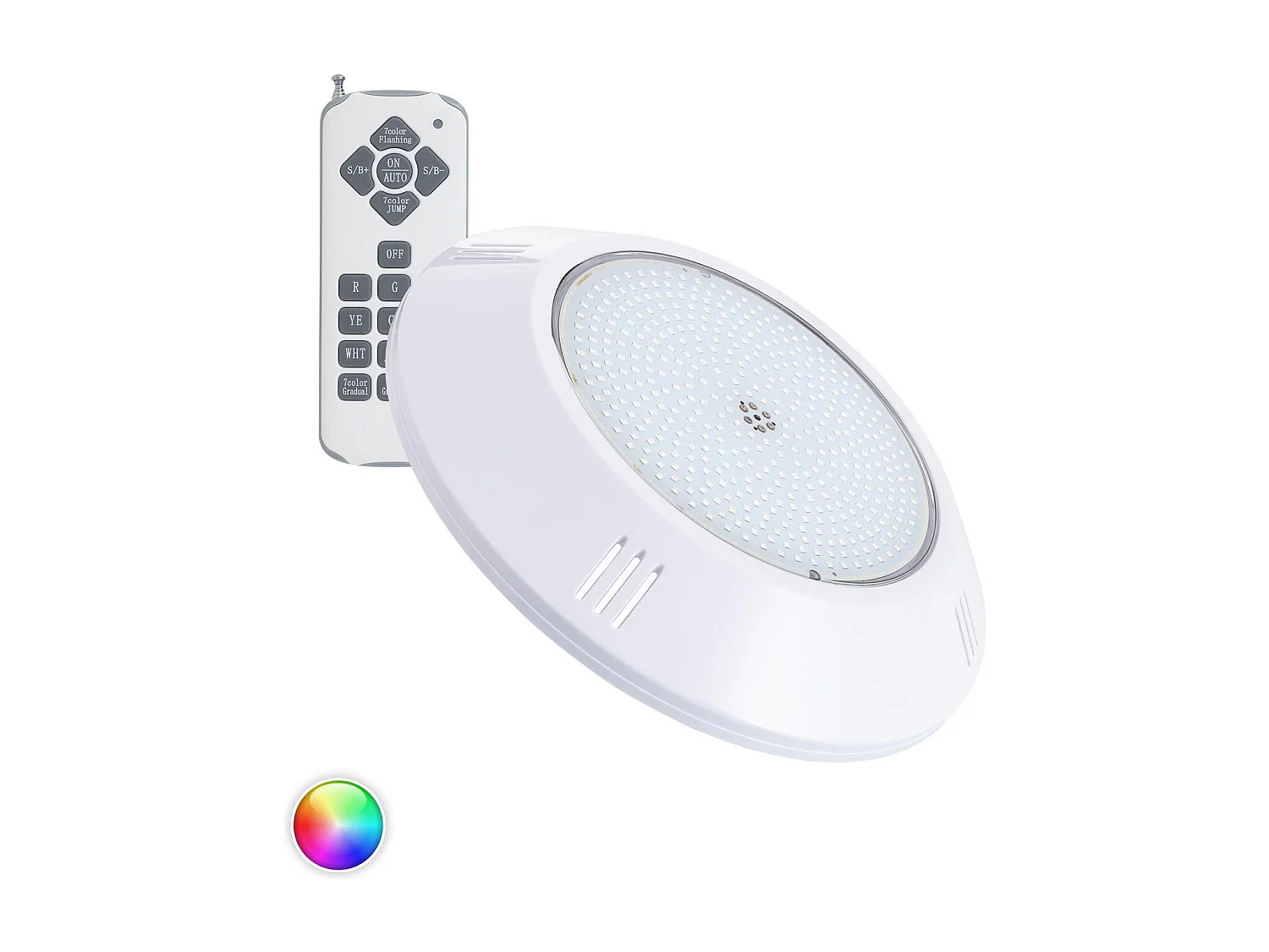 Spot LED Piscine en Saillie RGB Submersible 12V AC IP68 35W  RGB