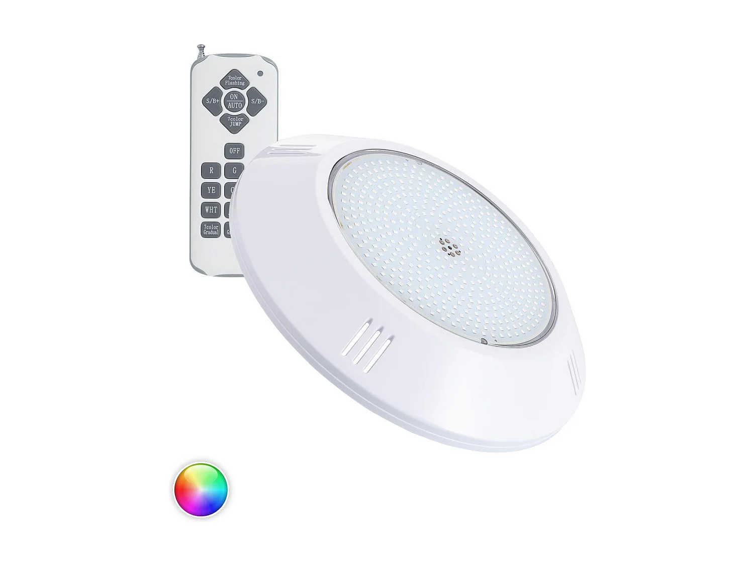 Spot LED Piscine en Saillie RGB Submersible 12V AC IP68 35W  RGB