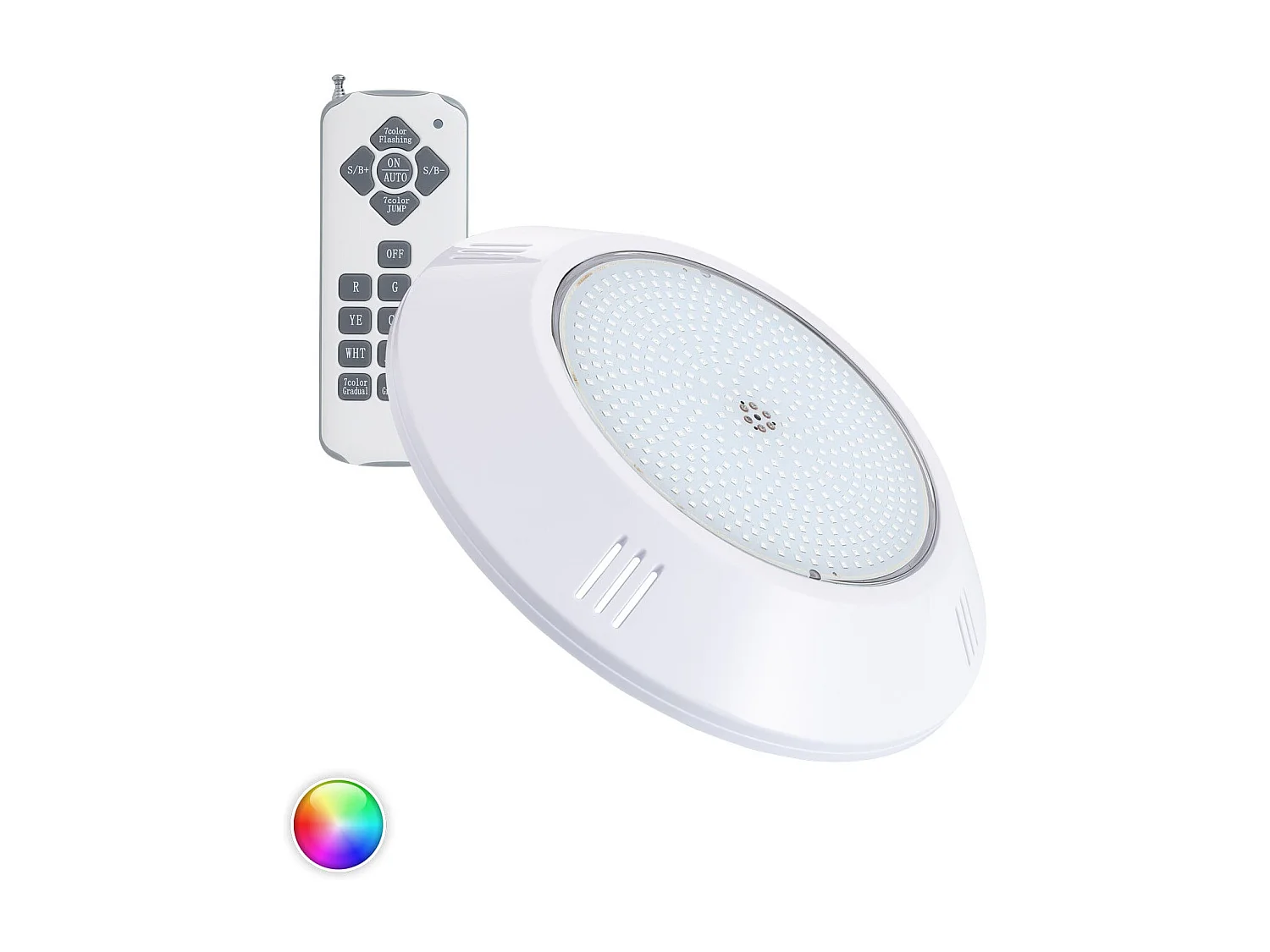 Spot LED Piscine en Saillie RGB Submersible 12V AC IP68 35W  RGB