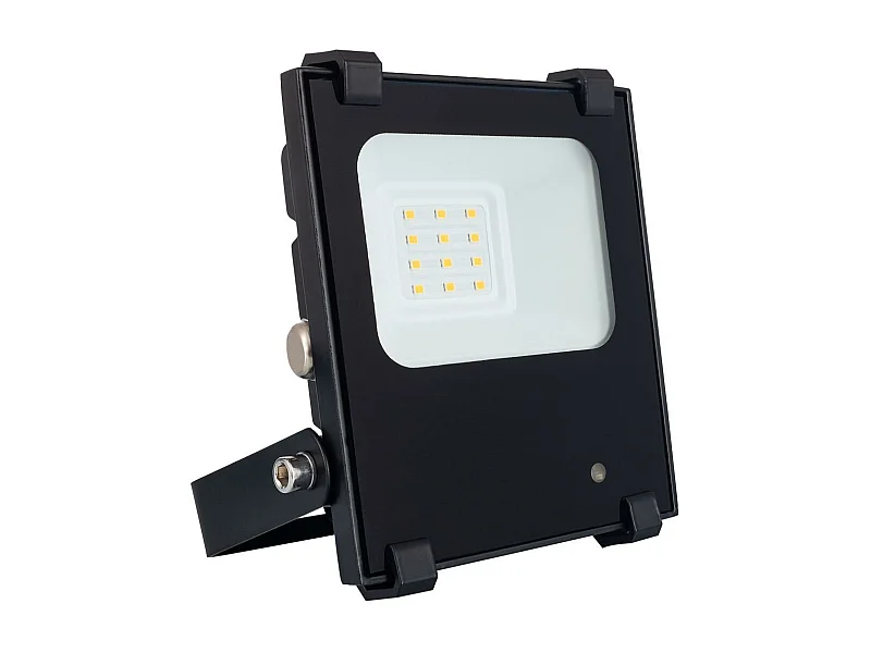 Proiettore LED 10W 140 lm/W IP65 HE PRO Regolabile con Sensore di Movimento Radar 6000K Bianco Freddo