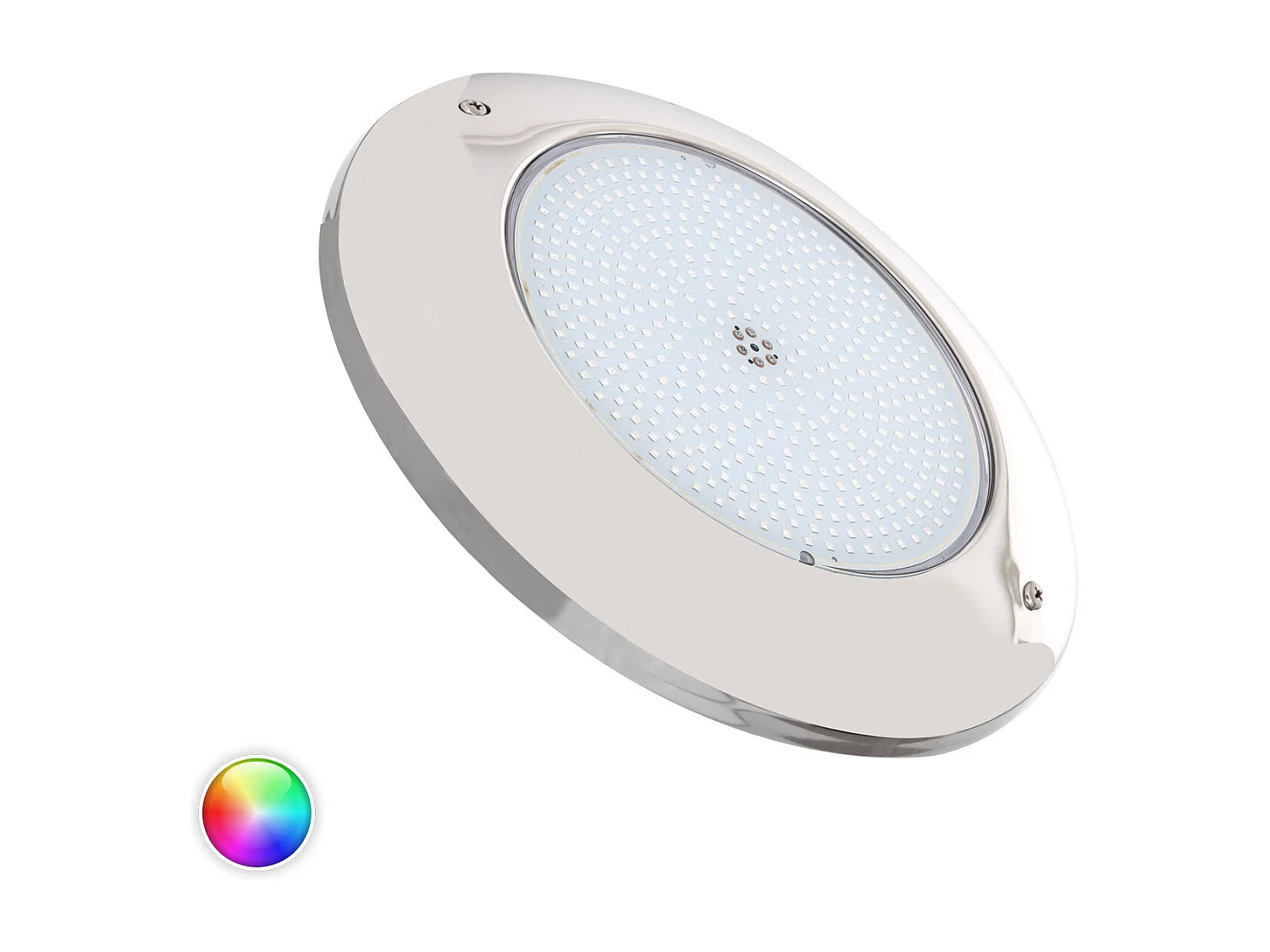 Spot LED Piscine en Saillie Inox RGB Submersible 12V AC IP68 35W  Non RGB