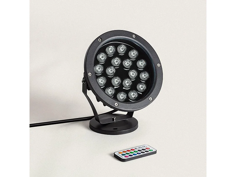 Spot Extérieur LED 18W RGB Colmar  RGB