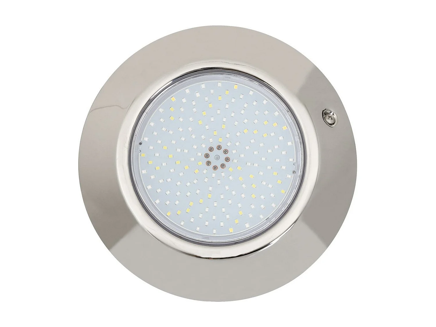 Foco Piscina Superficie LED RGBW Sumergible 12V DC IP68 Acero Inoxidable 24W RGBW