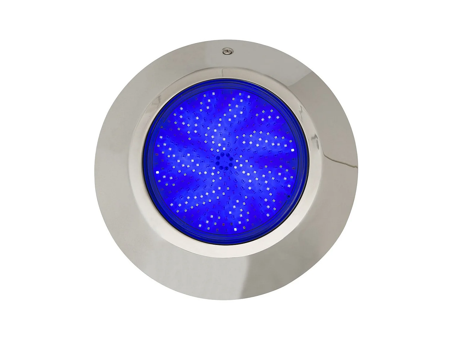 Foco Piscina Superficie LED RGBW Sumergible 12V DC IP68 Acero Inoxidable 24W RGBW