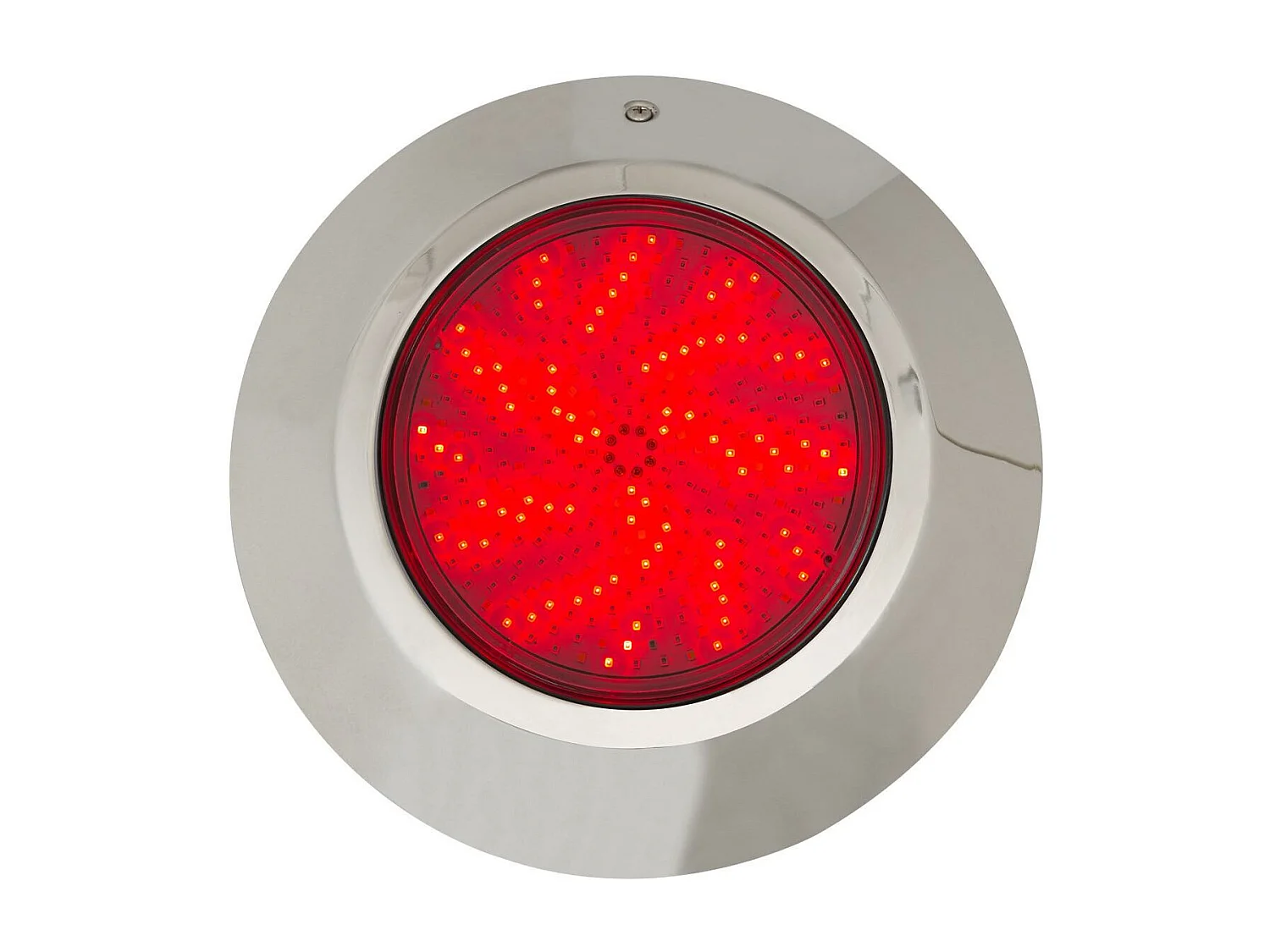 Foco Piscina Superficie LED RGBW Sumergible 12V DC IP68 Acero Inoxidable 24W RGBW