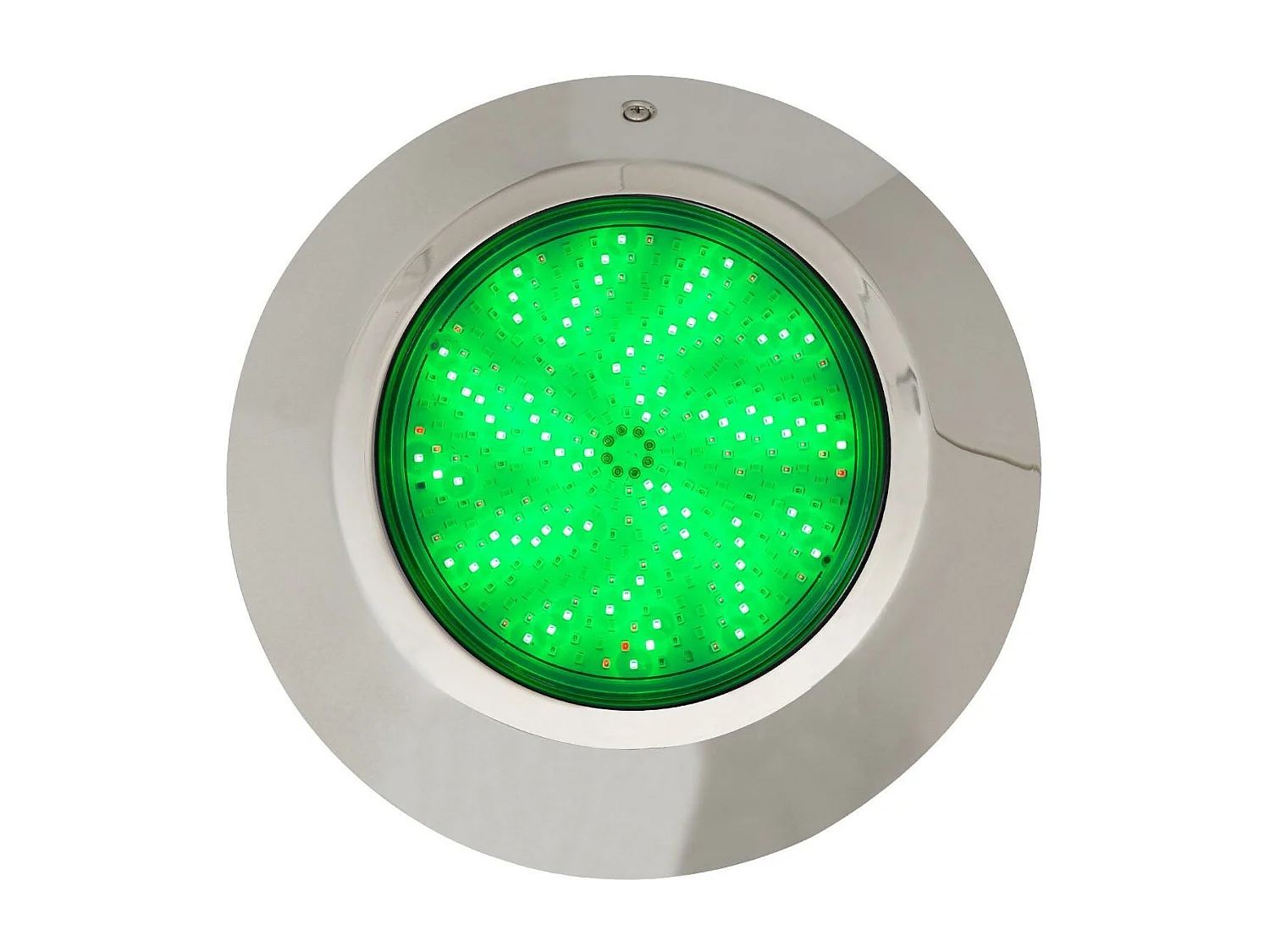 Foco Piscina Superficie LED RGBW Sumergible 12V DC IP68 Acero Inoxidable 24W RGBW