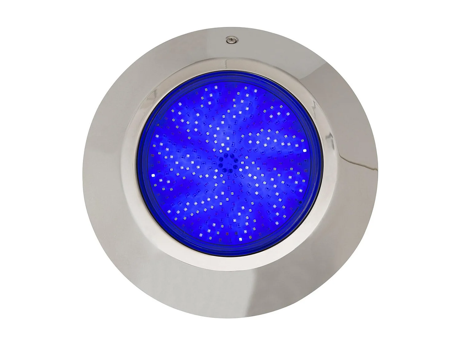 Foco Piscina Superficie LED RGBW Sumergible 12V DC IP68 Acero Inoxidable 24W RGBW