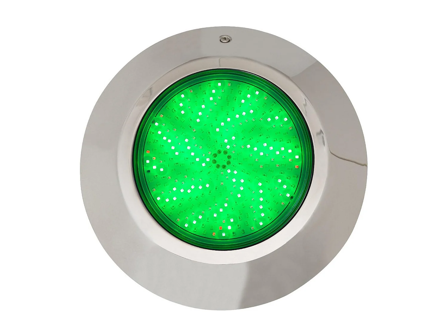 Foco Piscina Superficie LED RGBW Sumergible 12V DC IP68 Acero Inoxidable 24W RGBW