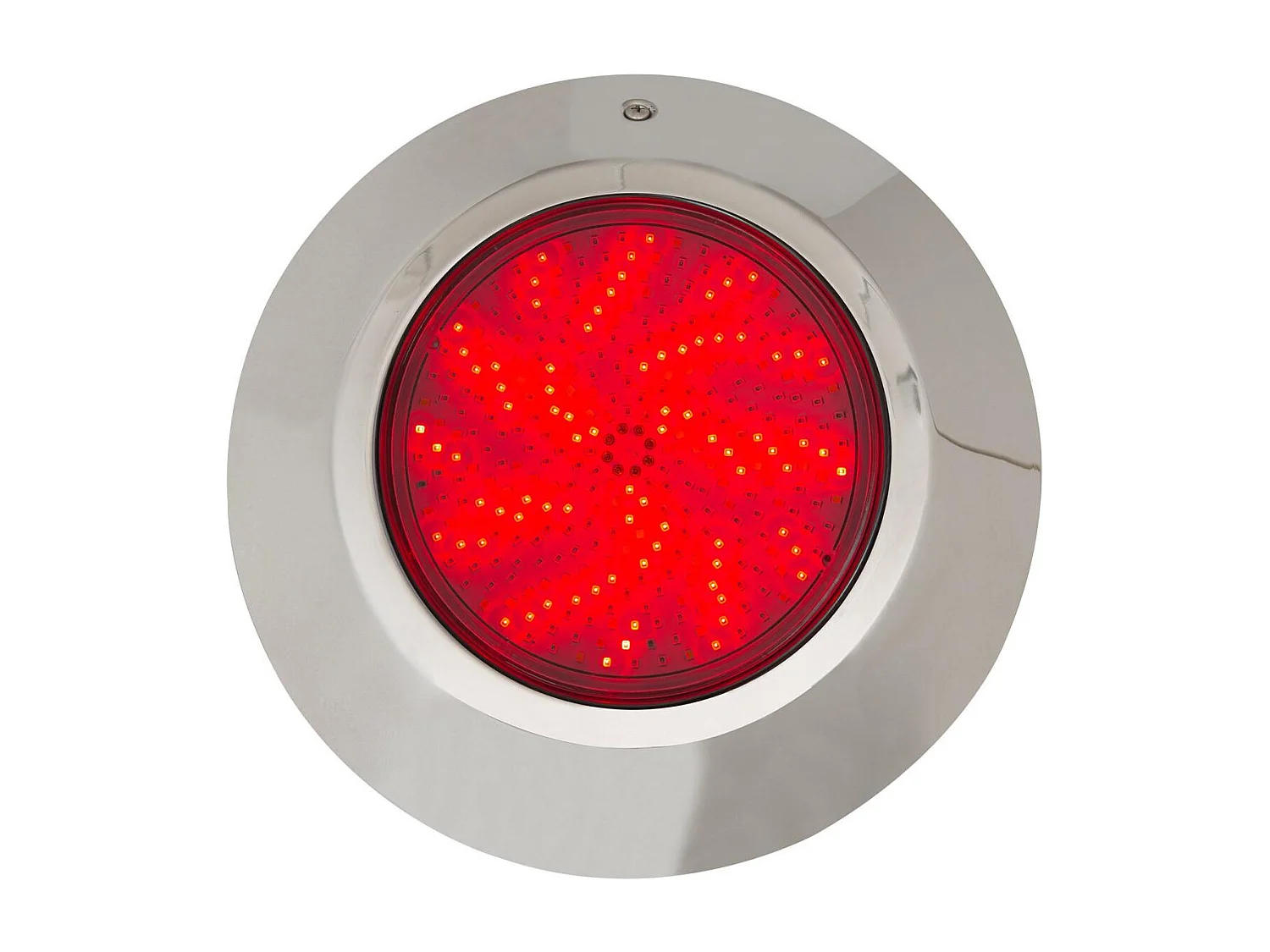 Foco Piscina Superficie LED RGBW Sumergible 12V DC IP68 Acero Inoxidable 24W RGBW