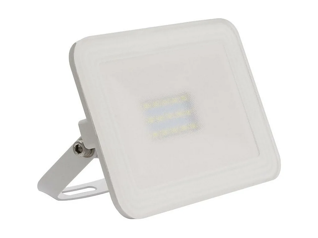 Proiettore LED Slim 10W 120lm/W IP65 Vetro Bianco Bianco Naturale 4000K