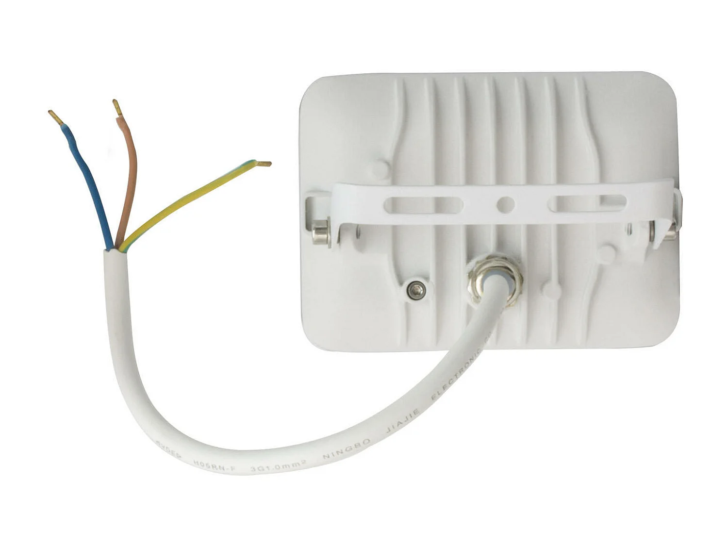 Proiettore LED Slim 10W 120lm/W IP65 Vetro Bianco Bianco Naturale 4000K