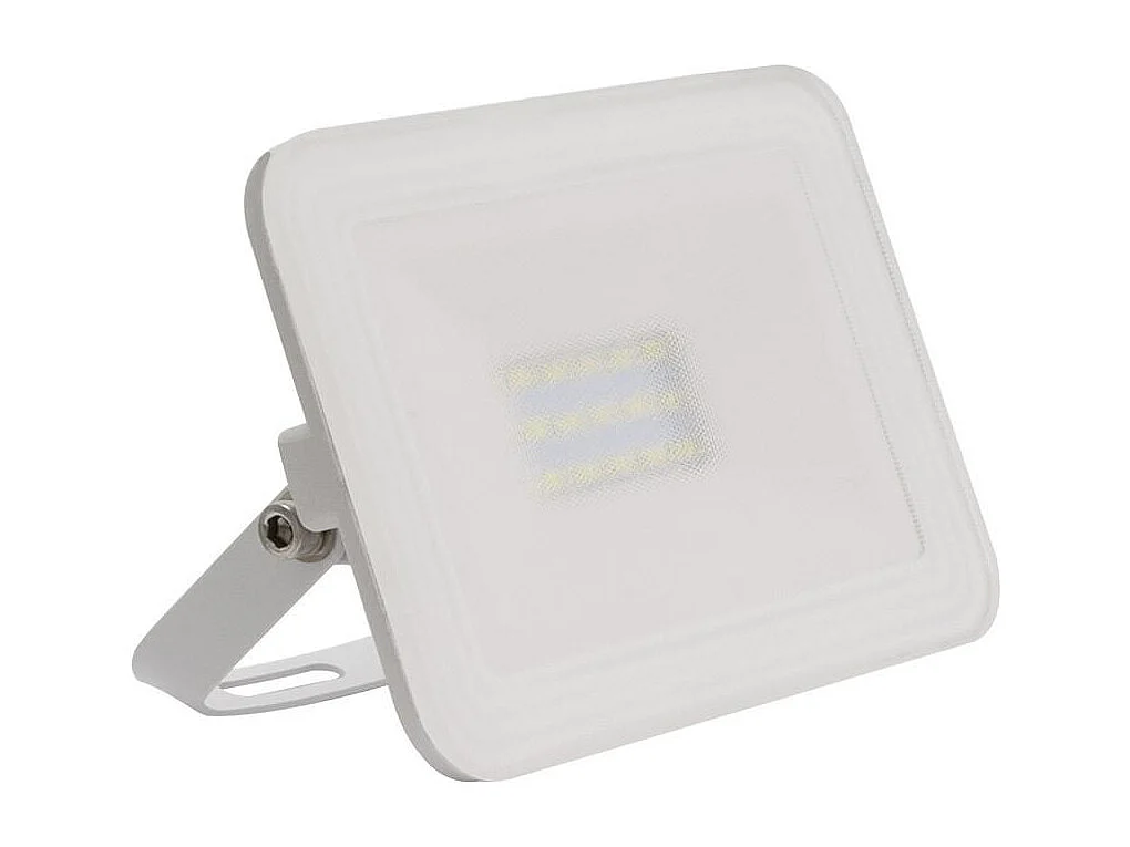 Proiettore LED Slim 10W 120lm/W IP65 Vetro Bianco Bianco Naturale 4000K