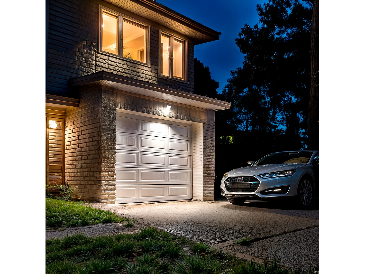 Proiettore LED Slim 10W 120lm/W IP65 Vetro Bianco Bianco Naturale 4000K