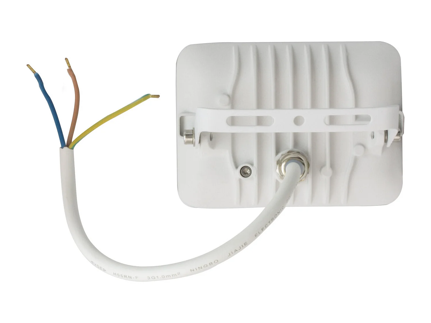 Proiettore LED Slim 10W 120lm/W IP65 Vetro Bianco Bianco Naturale 4000K