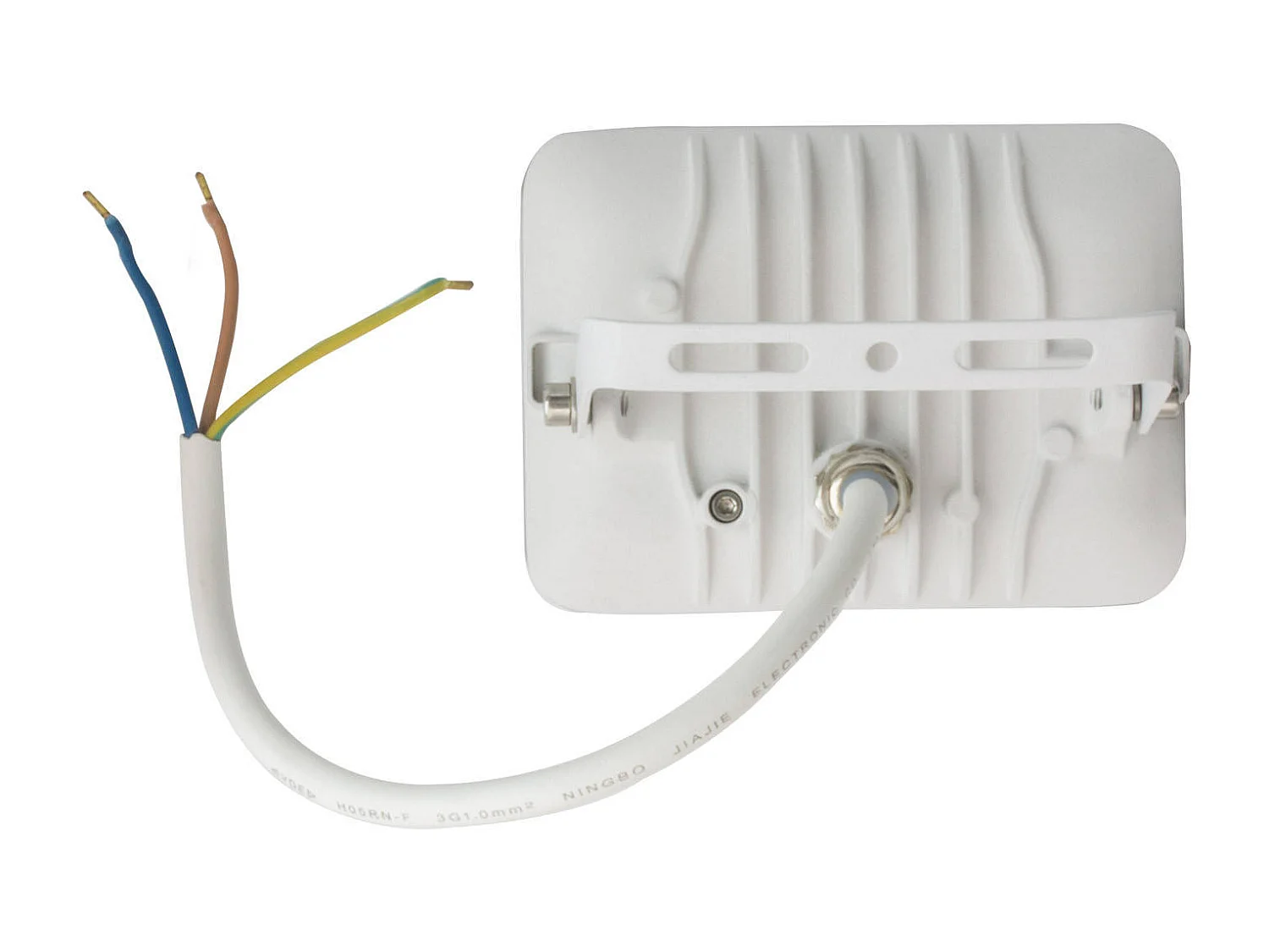 Proiettore LED Slim 10W 120lm/W IP65 Vetro Bianco Bianco Naturale 4000K