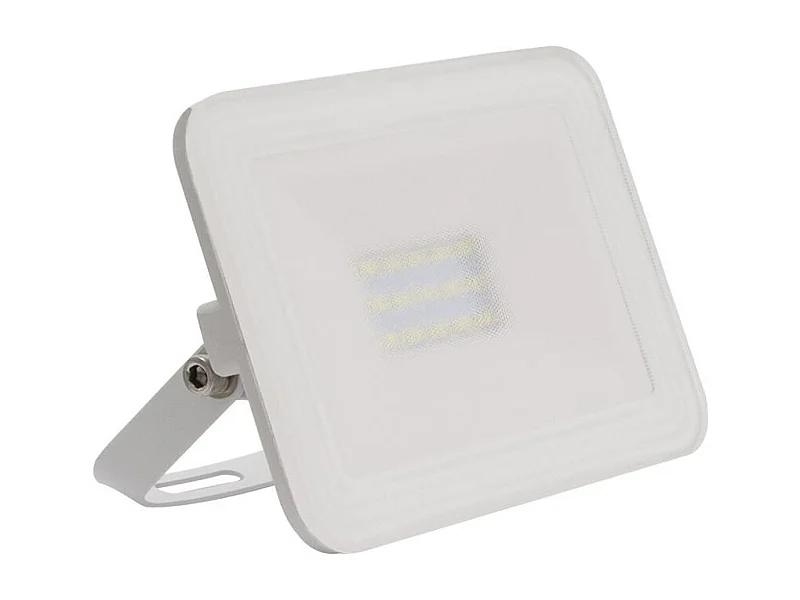 Proiettore LED Slim 10W 120lm/W IP65 Vetro Bianco Bianco Naturale 4000K