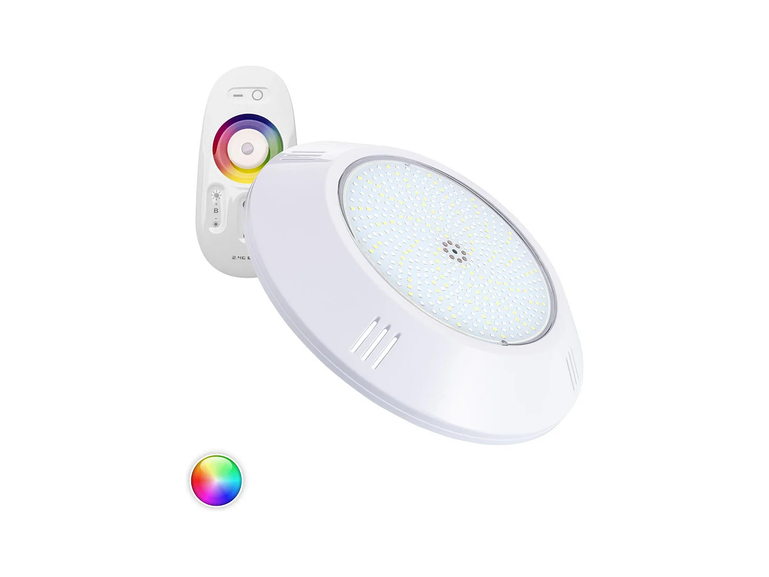 Spot LED Piscine en Saillie RGBW Submersible 12V DC IP68 35W  RGBW