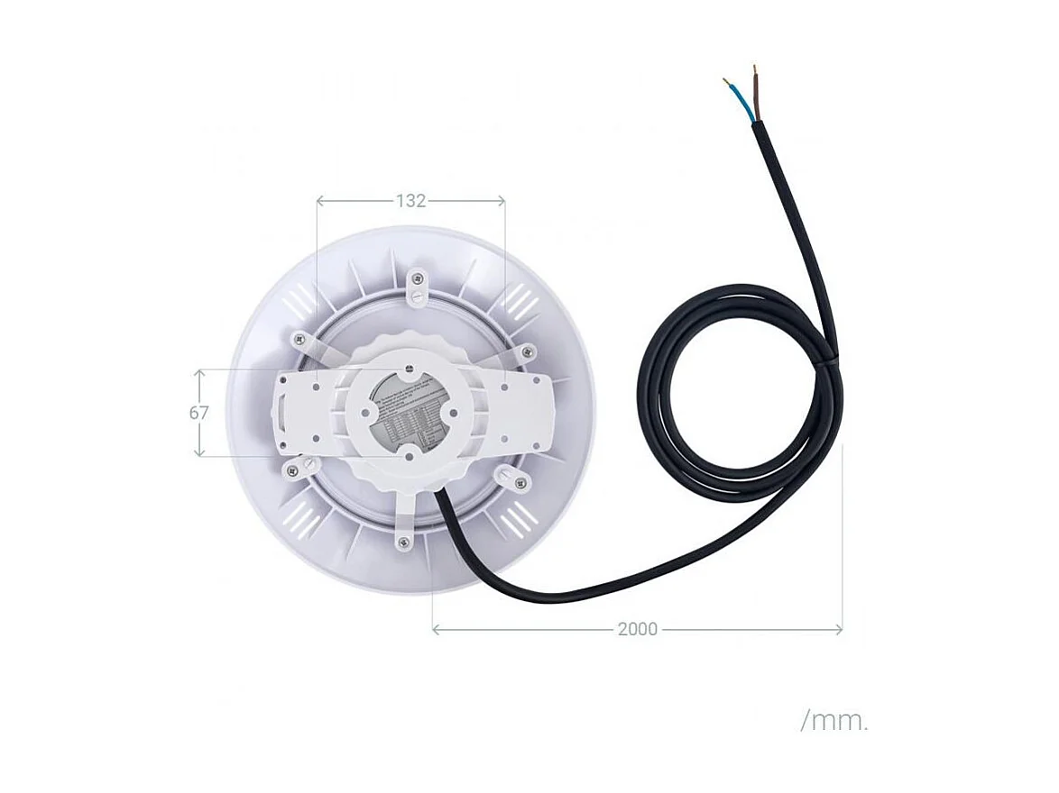 Spot LED Piscine en Saillie RGBW Submersible 12V DC IP68 35W  RGBW