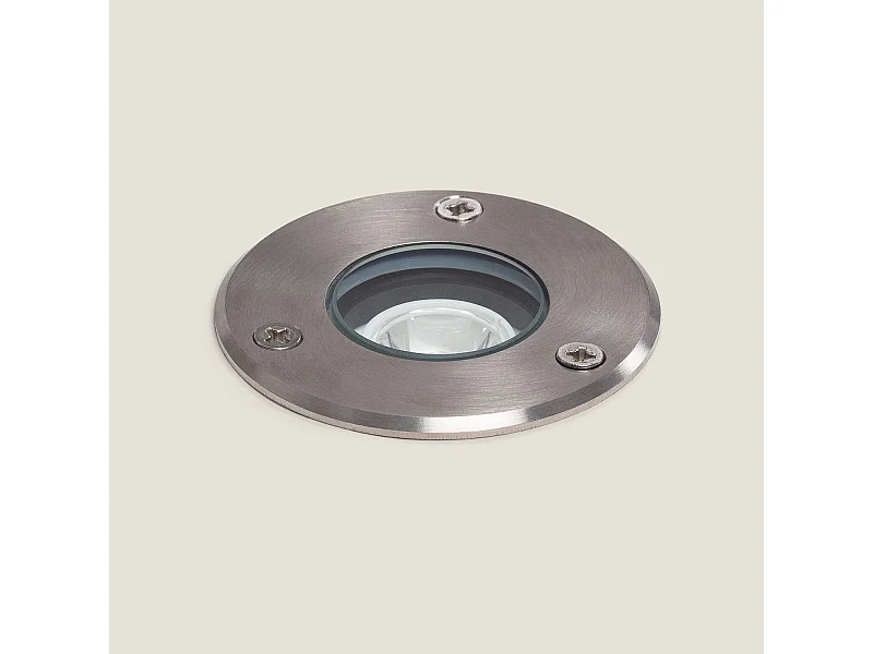 Spot LED Extérieur 3W Inox Encastrable au Sol 3000K Blanc chaud