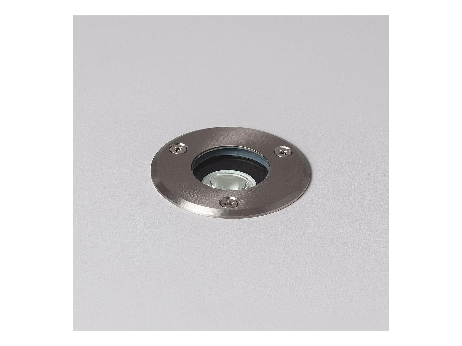 Spot LED Extérieur 3W Inox Encastrable au Sol 3000K Blanc chaud