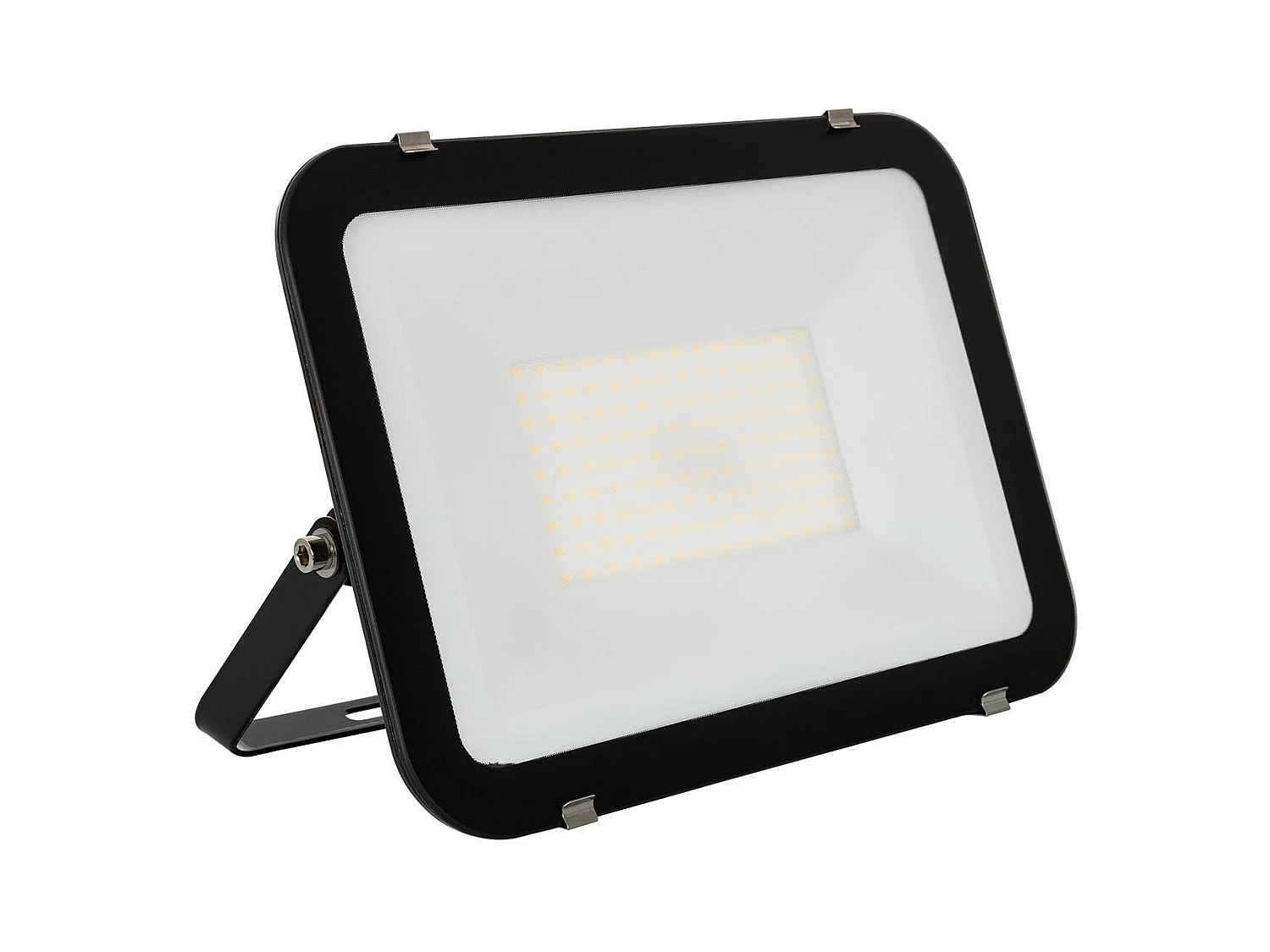 Projecteur LED Slim Crystal 120lm/W IP65 100W Noir 3000K Blanc chaud