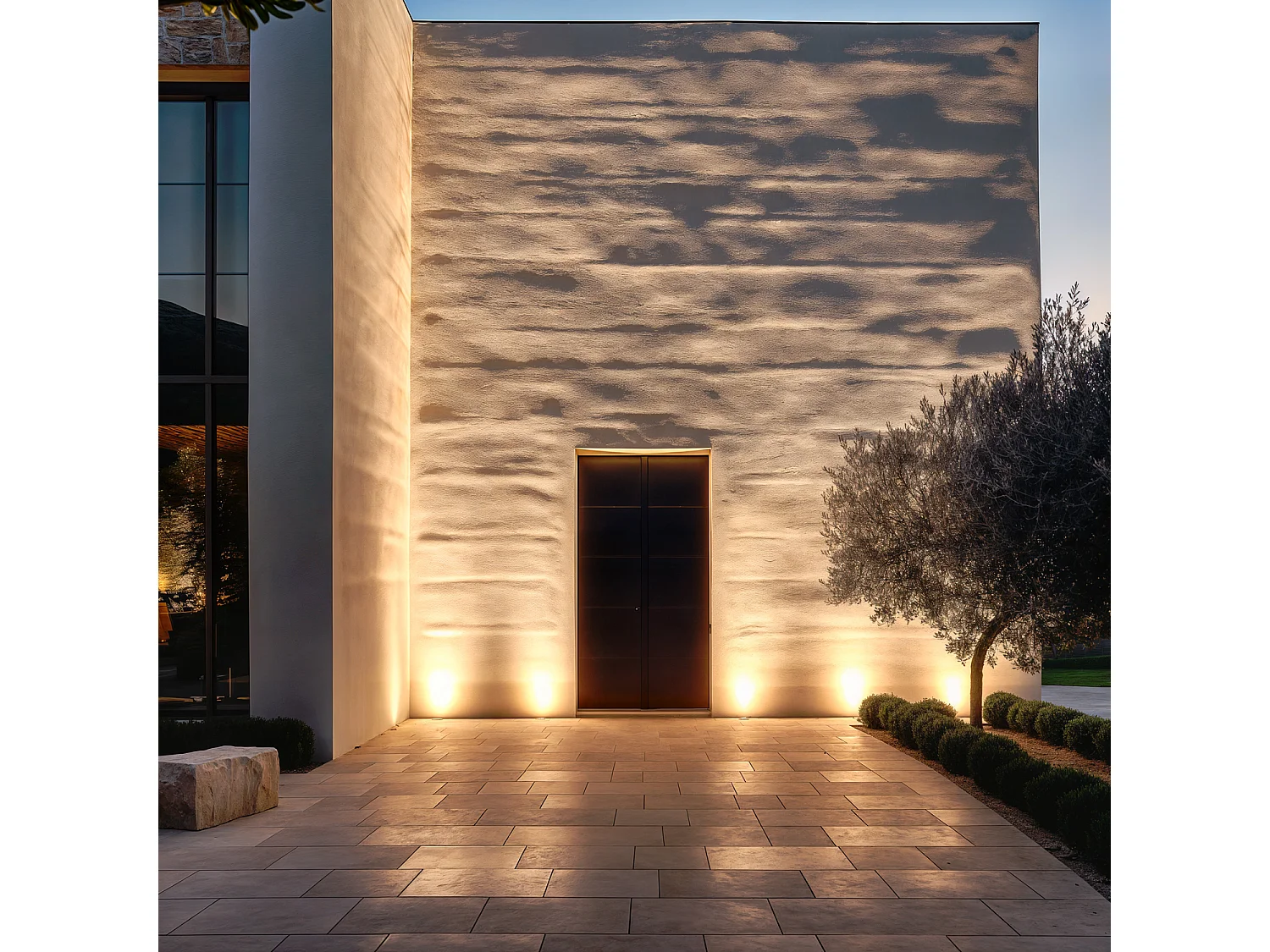 Foco Exterior LED 7W Empotrable Suelo Inox Veyra 3000K Blanco Cálido