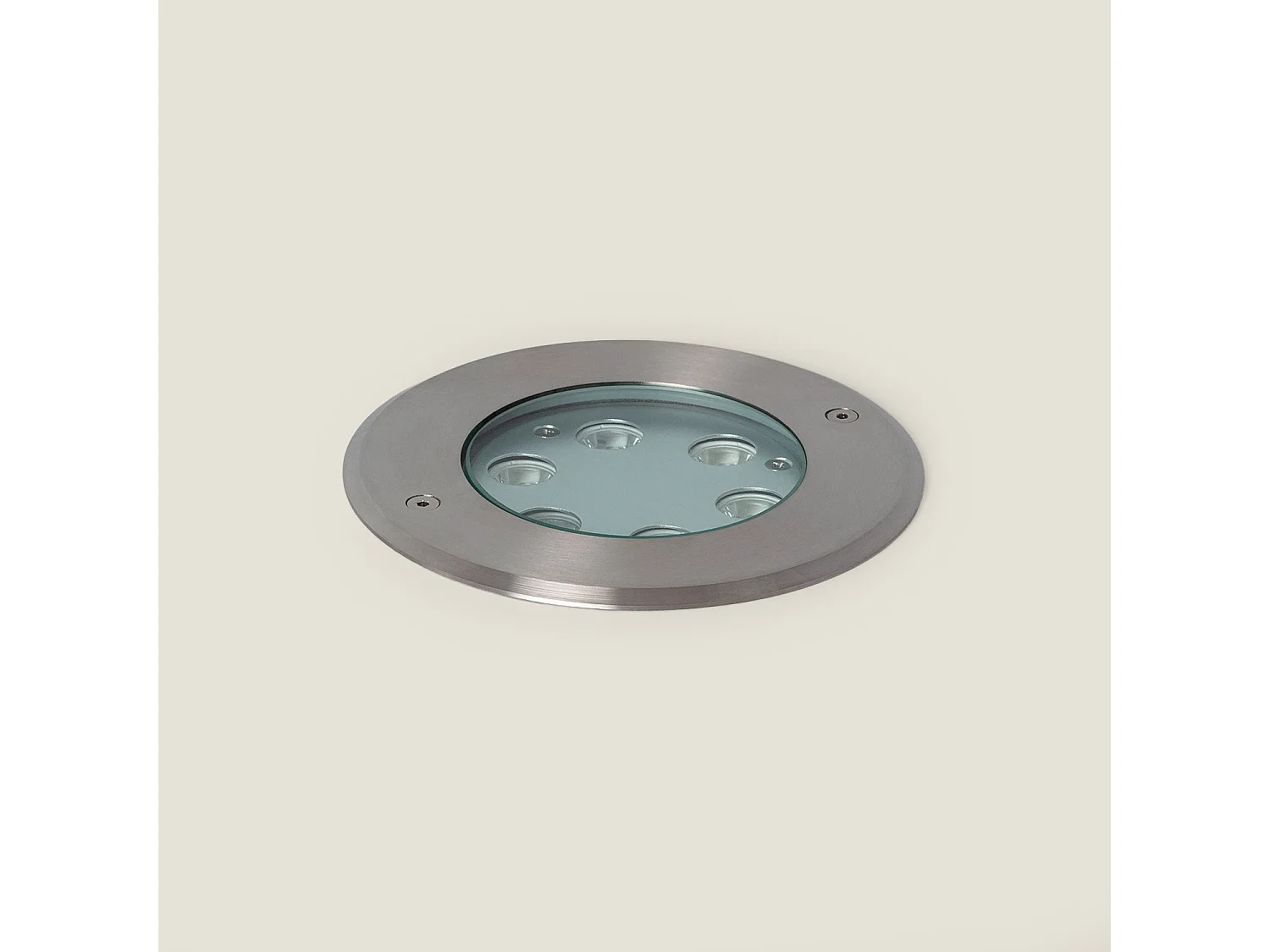 Foco Exterior LED 7W Empotrable Suelo Inox Veyra 3000K Blanco Cálido