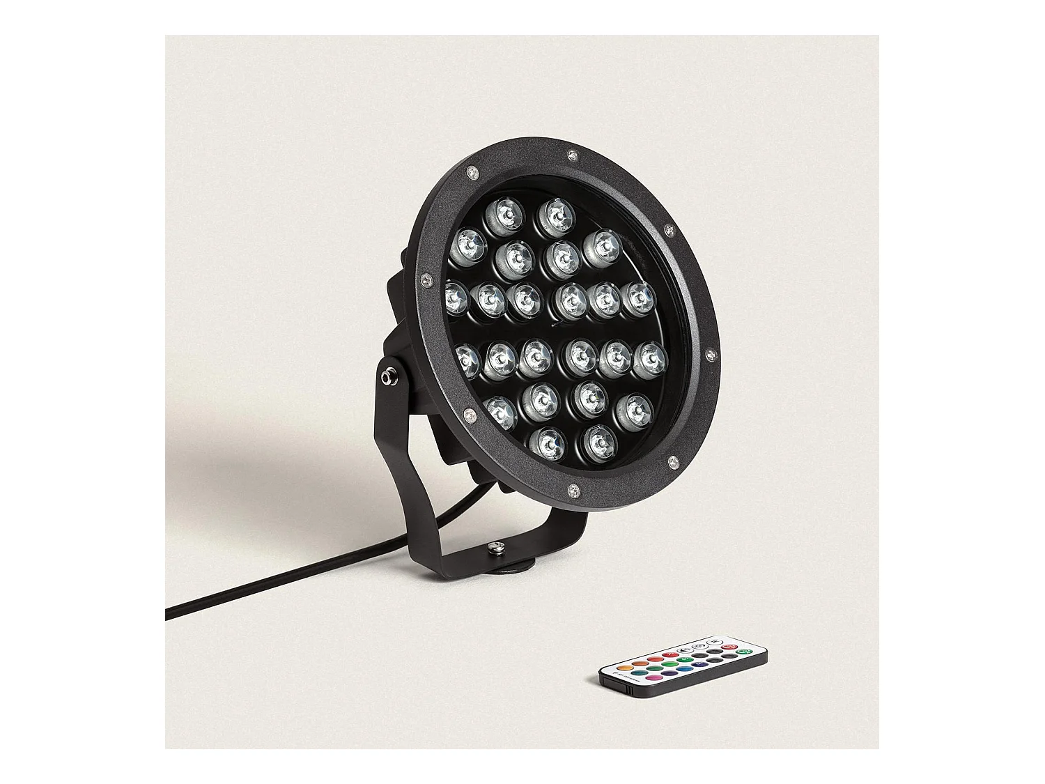Foco Exterior LED 24W IP67 con Pincho Colmar RGB RGB