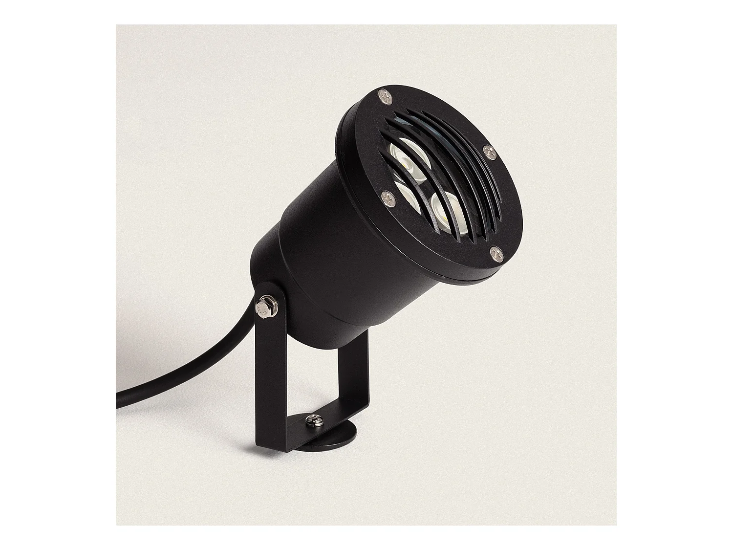 Spot LED Extérieur 3W Gotham sur Piquet  3000K Blanc chaud