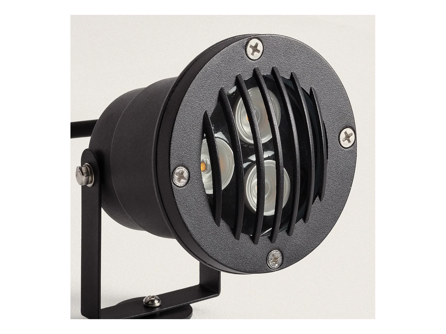 Spot LED Extérieur 3W Gotham sur Piquet  3000K Blanc chaud