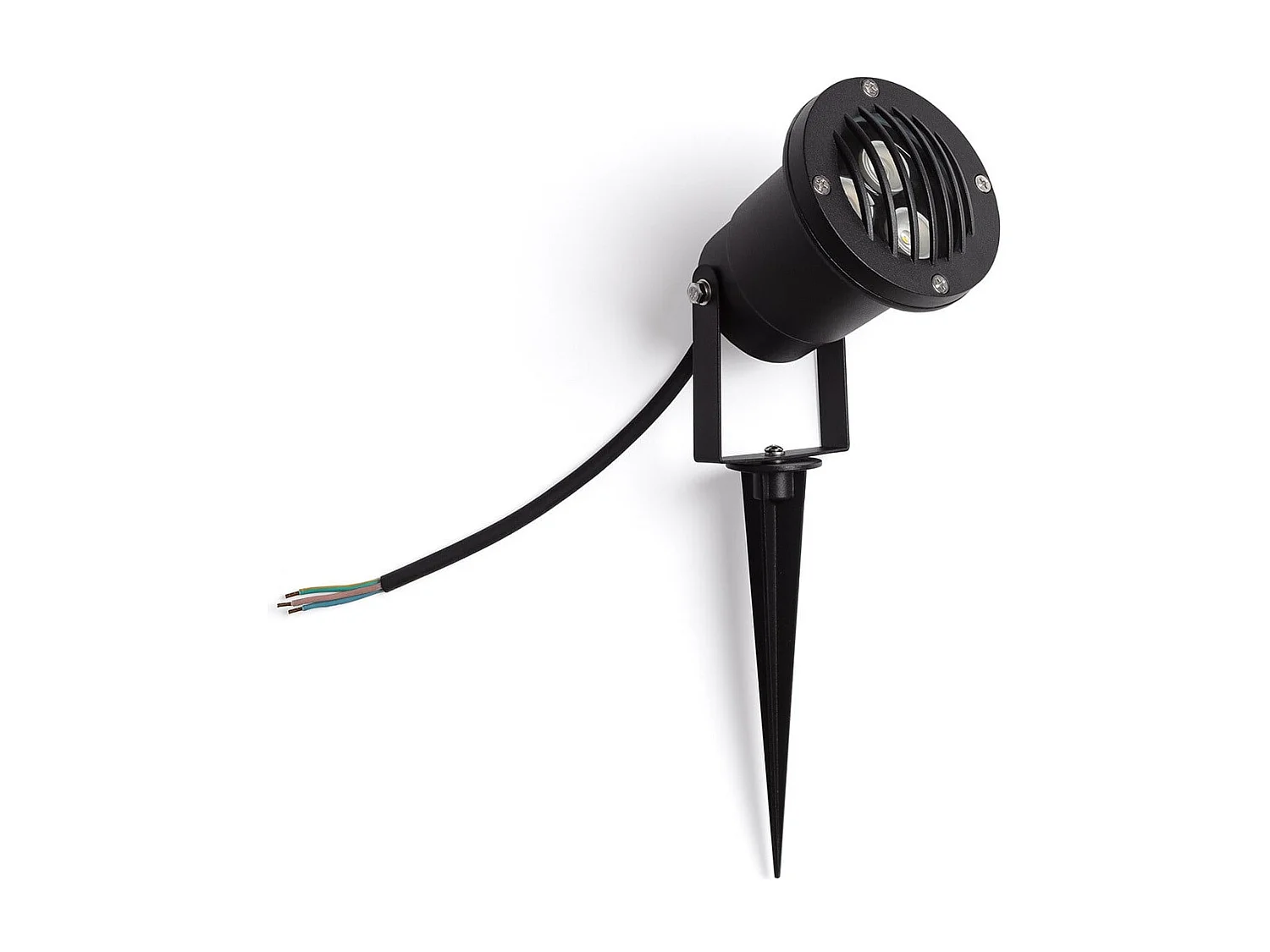 Spot LED Extérieur 3W Gotham sur Piquet  3000K Blanc chaud