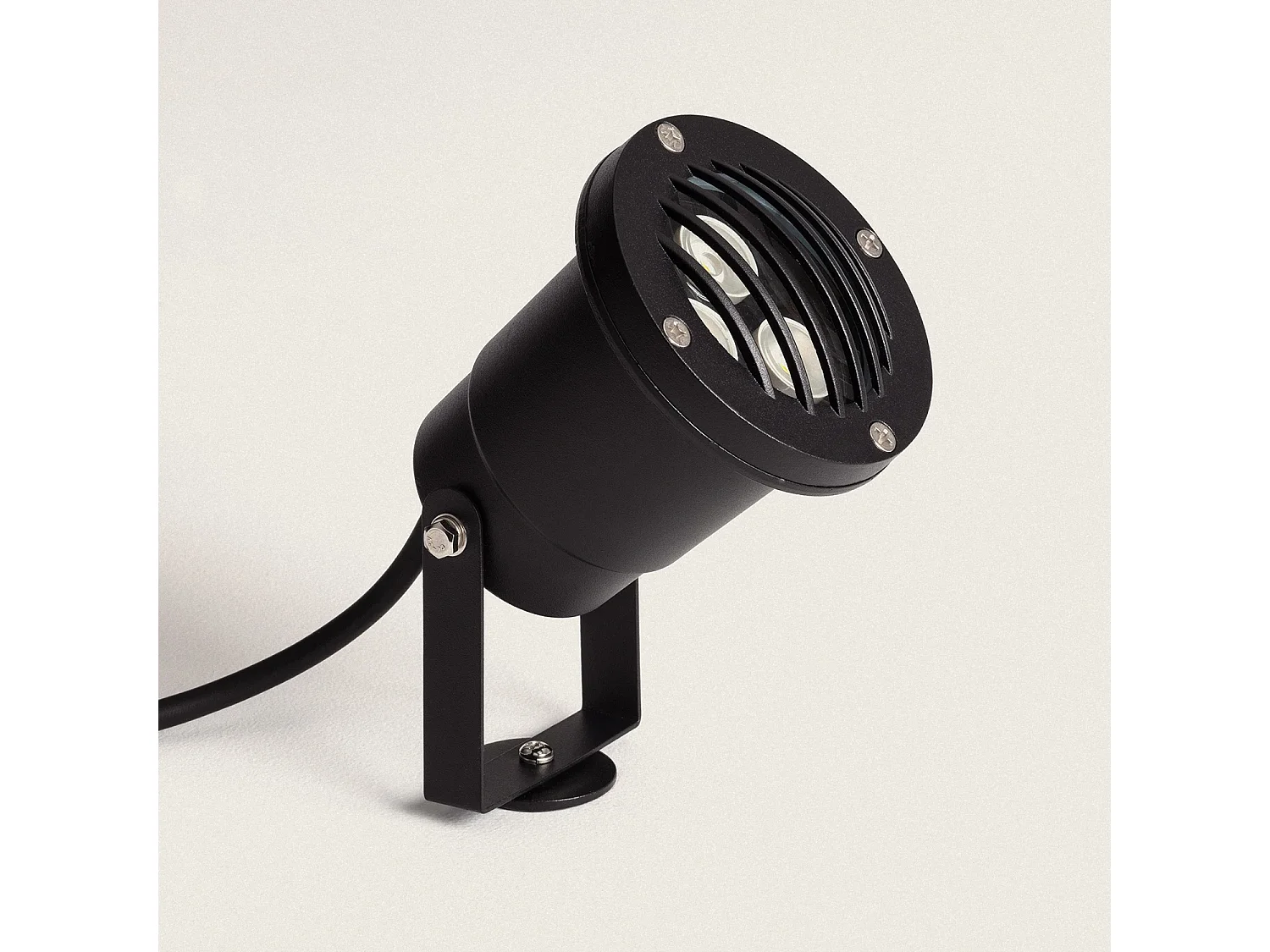 Spot LED Extérieur 3W Gotham sur Piquet  3000K Blanc chaud