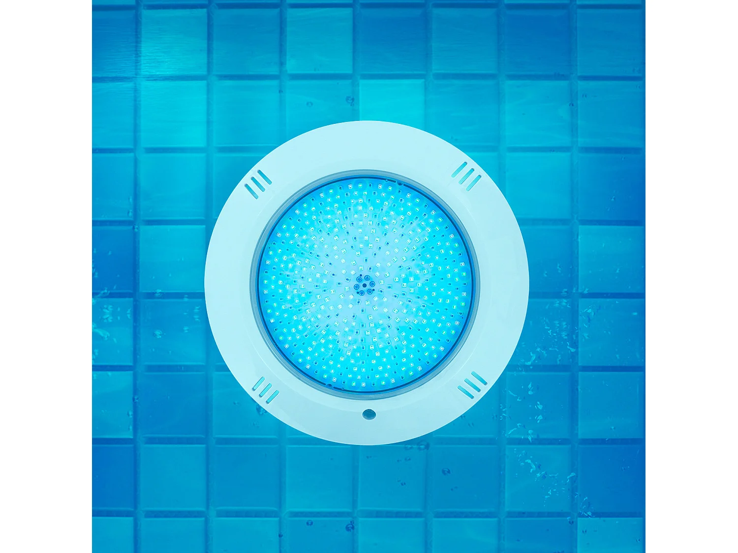 Foco Piscina Superficie LED Sumergible 12V AC/DC IP68 35W 6000K Blanco Frío