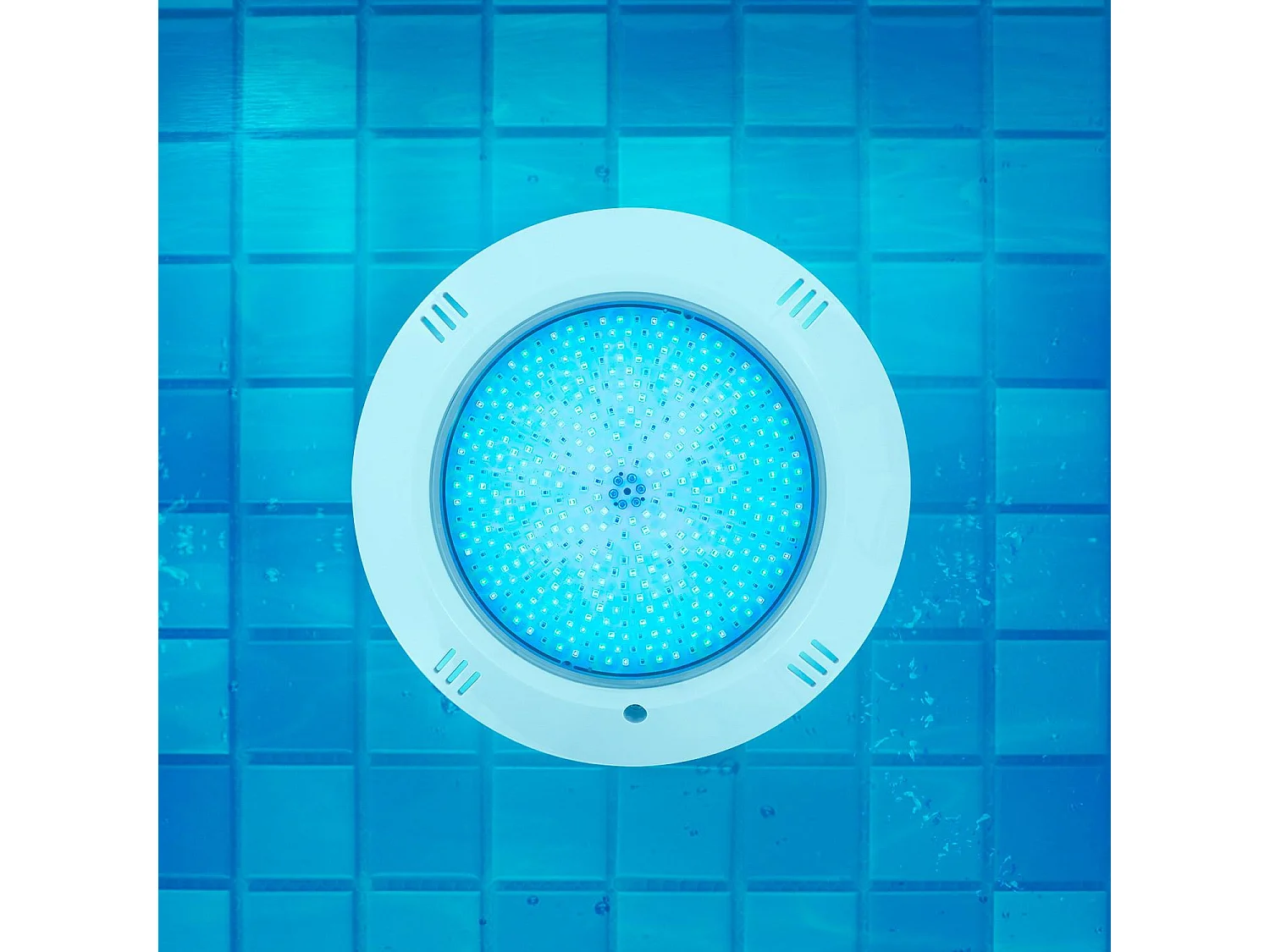 Foco Piscina Superficie LED Sumergible 12V AC/DC IP68 35W 6000K Blanco Frío