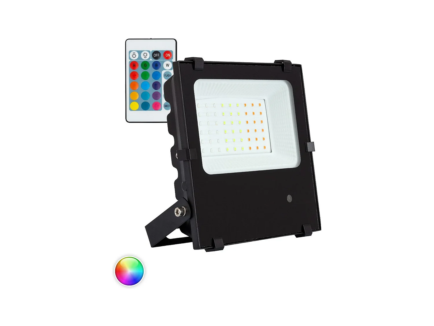 Projecteur LED RGB 30W 135lm/W HE PRO Dimmable RGB