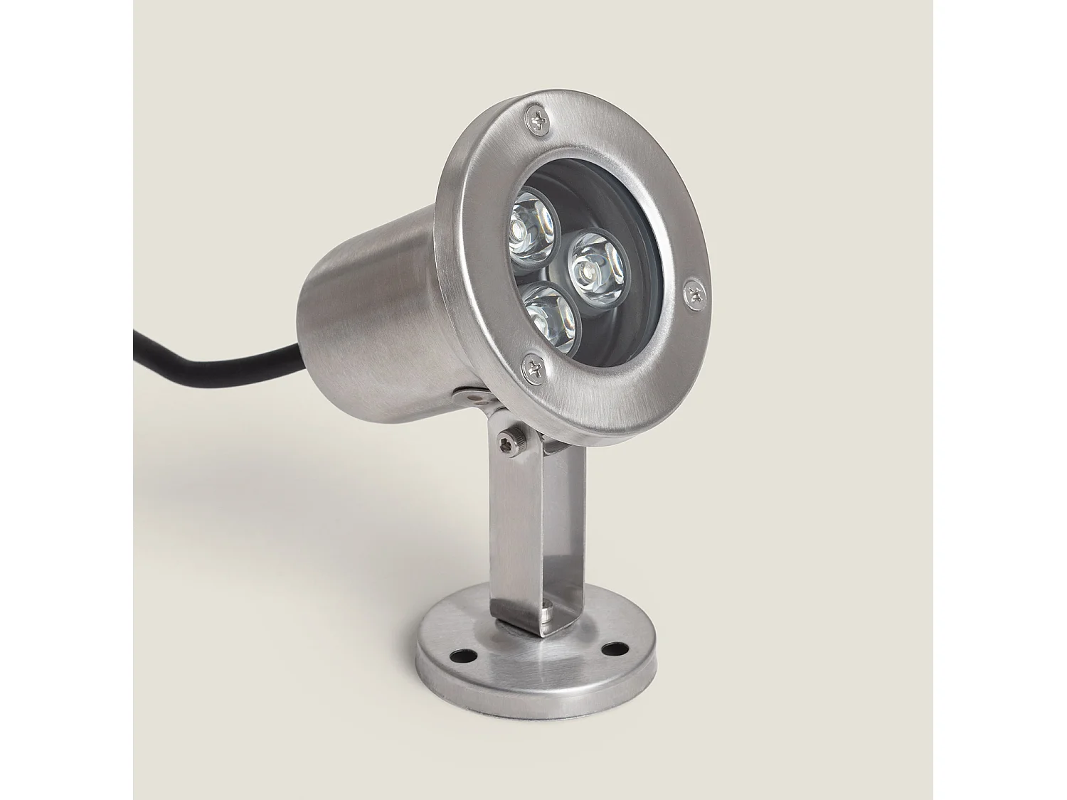 Spot LED Submersible RGB 3W en Saillie 12V DC Inox  RGB