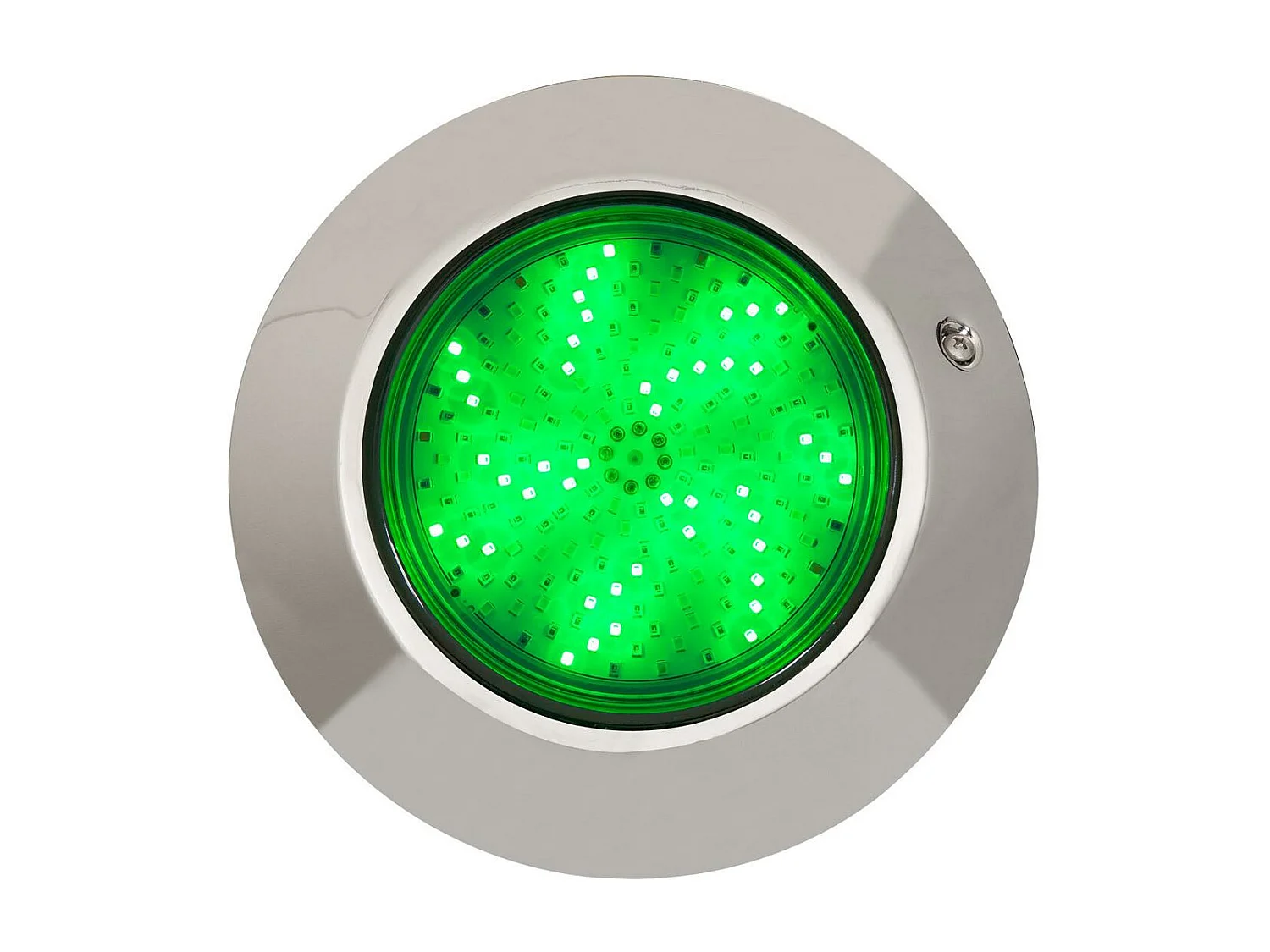 Foco Piscina Superficie LED RGBW Sumergible 12V DC IP68 Acero Inoxidable 12W RGBW