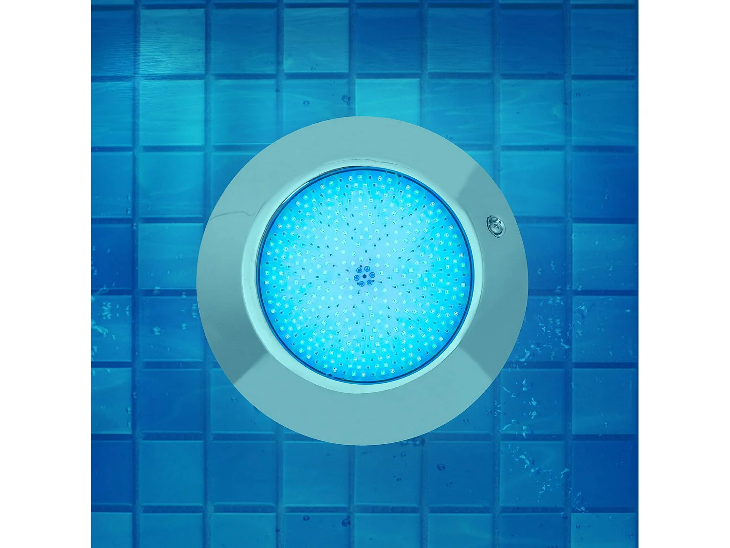 Spot LED Piscine en Saillie Inox RGBW Submersible 12V DC IP68 12W RGBW