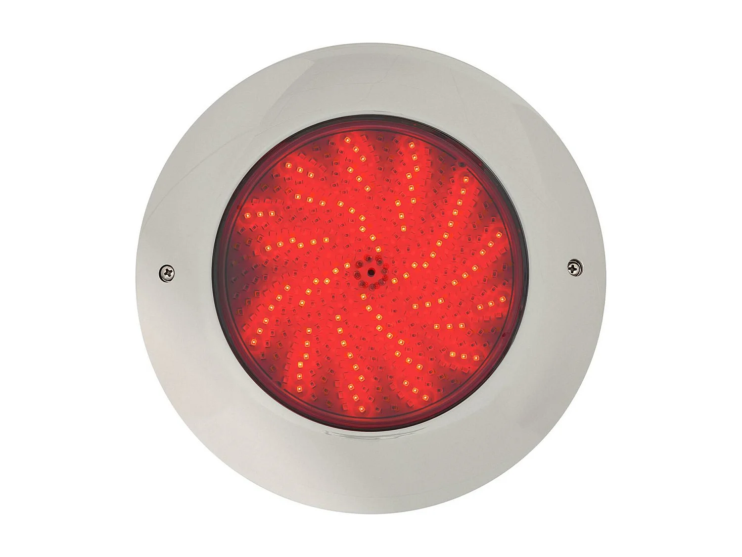 Foco Piscina Superficie LED RGBW Sumergible 12V DC IP68 Acero Inoxidable 35W No RGBW