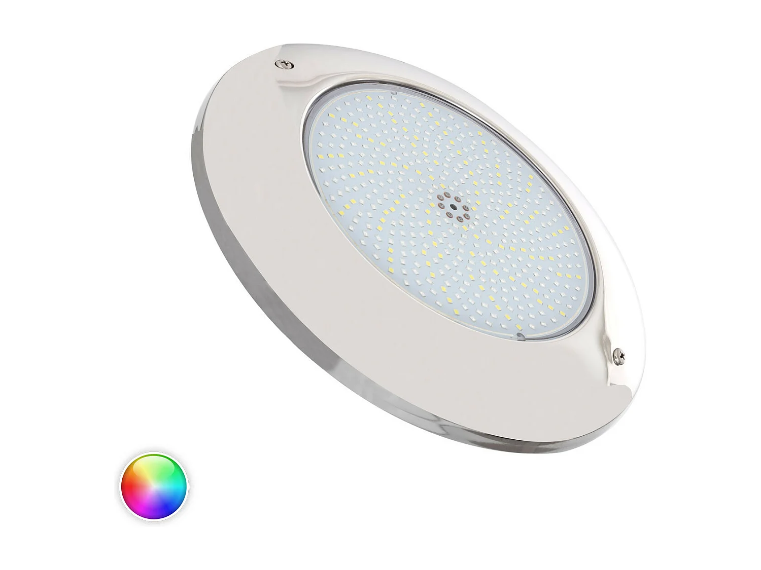 Spot LED Piscine en Saillie Inox RGBW Submersible 12V DC IP68 35W  Non RGBW