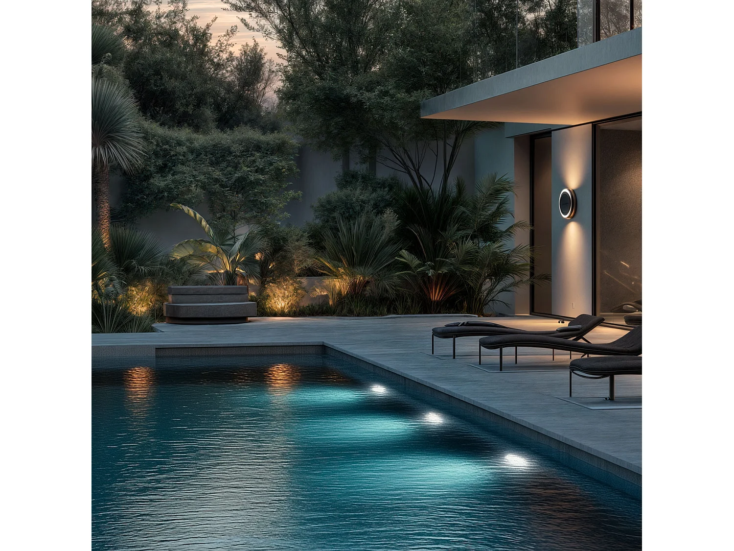 Spot LED Piscine en Saillie RGBW Submersible 12V DC IP68 20W RGBW