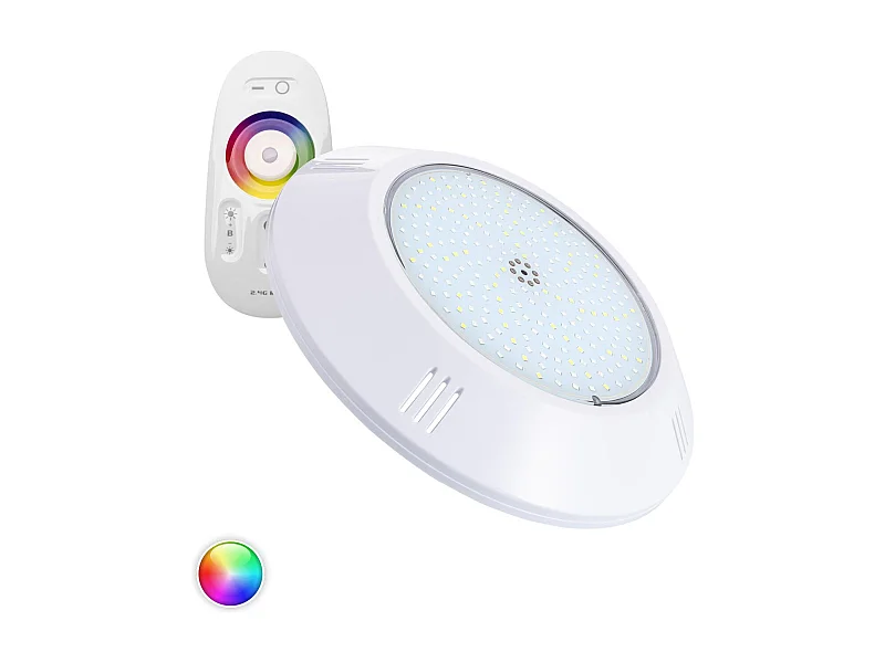 Spot LED Piscine en Saillie RGBW Submersible 12V DC IP68 20W RGBW