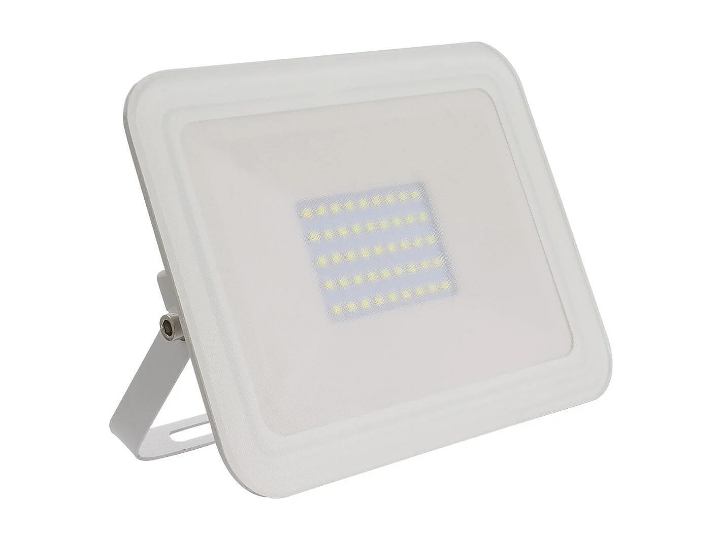 Proiettore LED Slim 30W 120lm/W IP65 Vetro Bianco Bianco Naturale 4000K