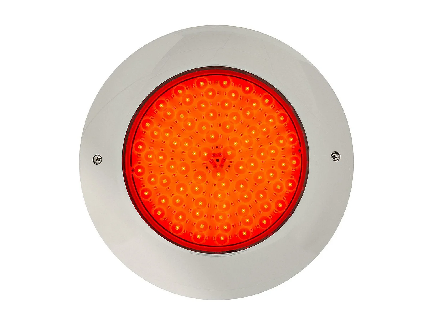 Foco Piscina Superficie LED RGB Sumergible 12V AC IP68 Acero Inoxidable 20W No RGB