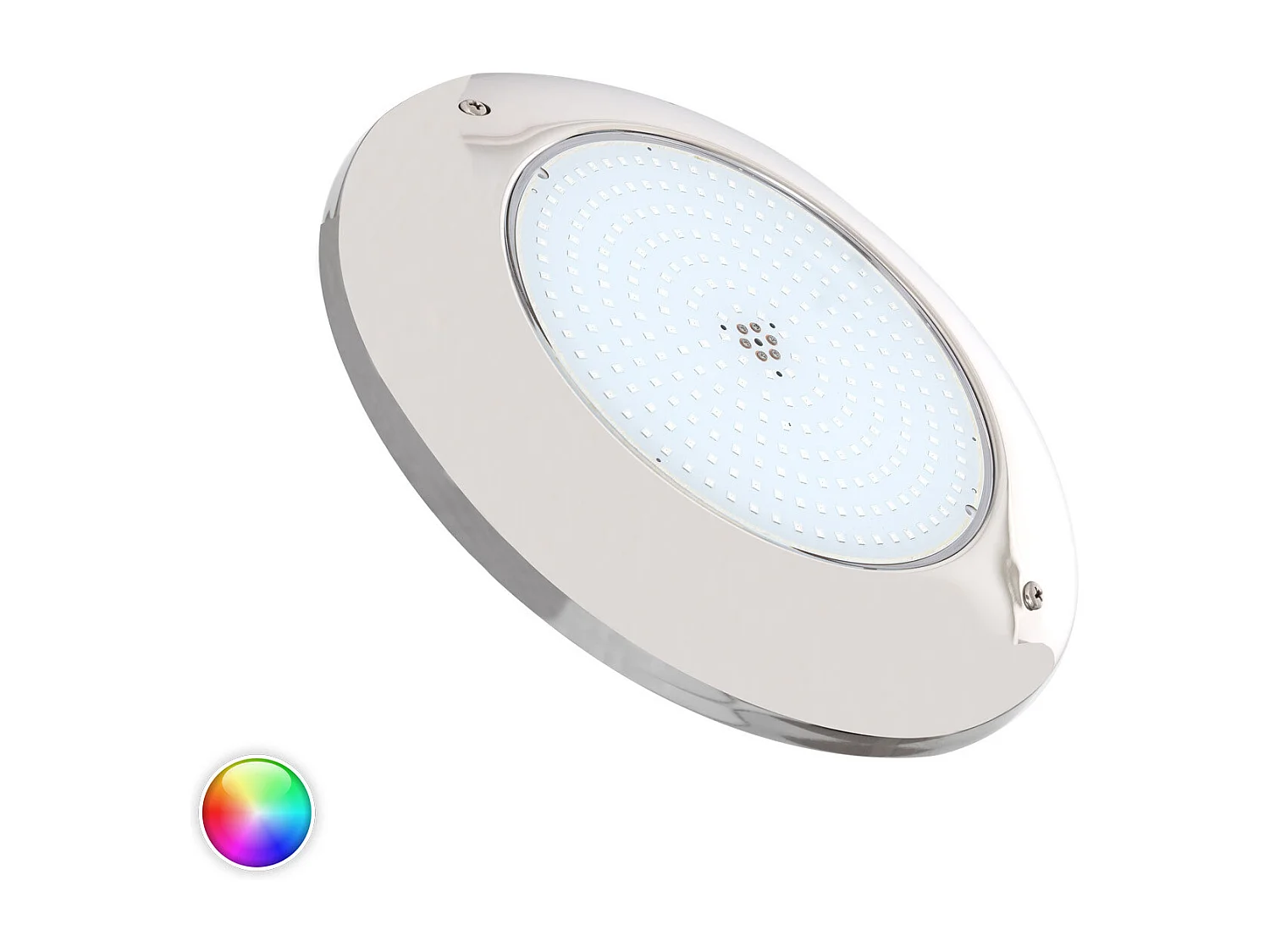Spot LED Piscine en Saillie Inox RGB Submersible 12V AC IP68 20W  Non RGB