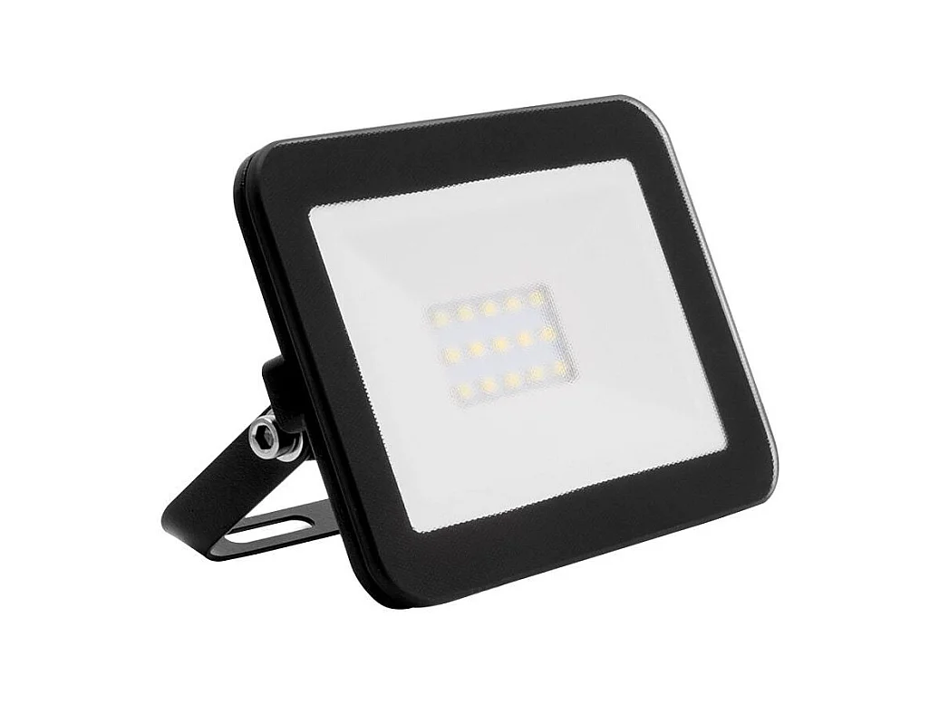 Projecteur LED Slim Crystal 120lm/W IP65 10W Noir 4000K Blanc neutre
